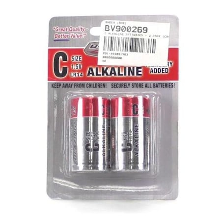 Rheem C ALKALINE BATTERIES - 2 PACK, BV900269 BV900269